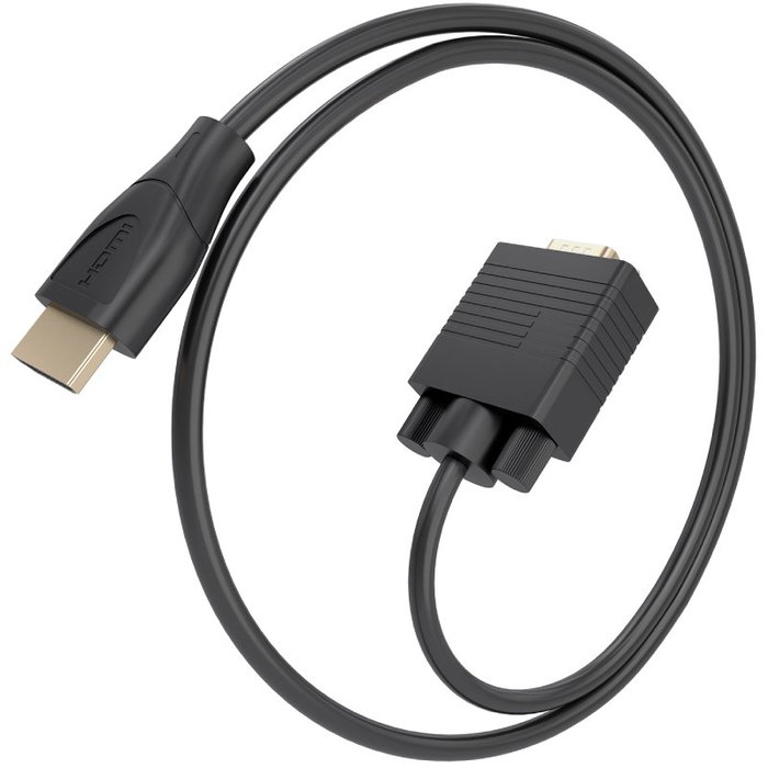 Aisens Cable Conversor HDMI a SVGA, 2.0m, Negro